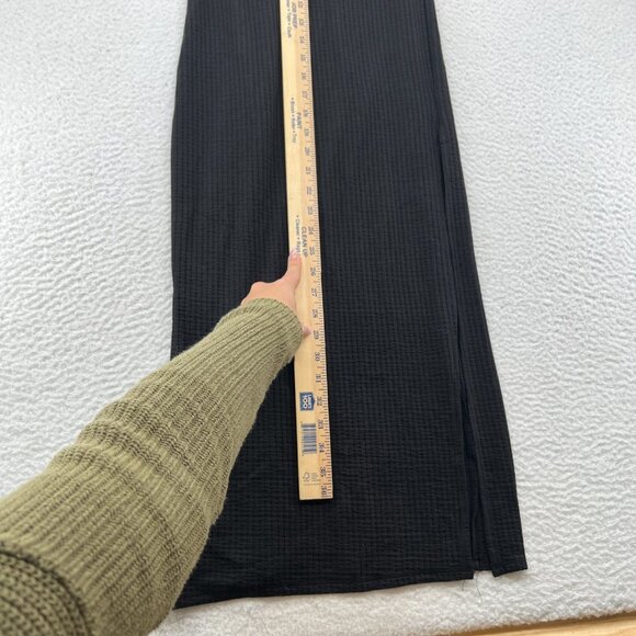 L*SPACE Imogen Terry Dress in Black Small New Womens Midi Coverup - Picture 6 of 8